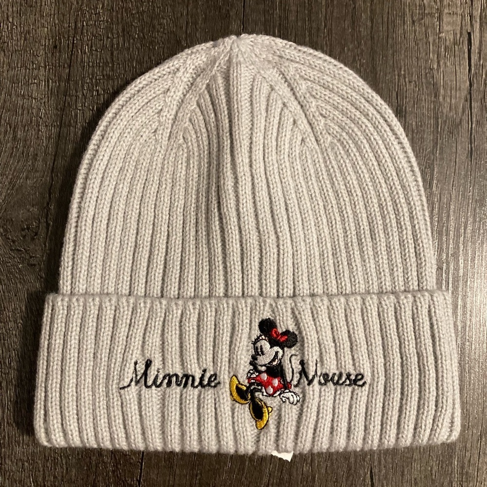 Disney Minnie Mouse Gray Beanie
